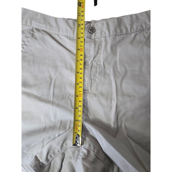 Calvin Klein Jeans women's 100% cotton size 10 khaki shorts mid rise 4.5" inseam - Picture 5 of 6